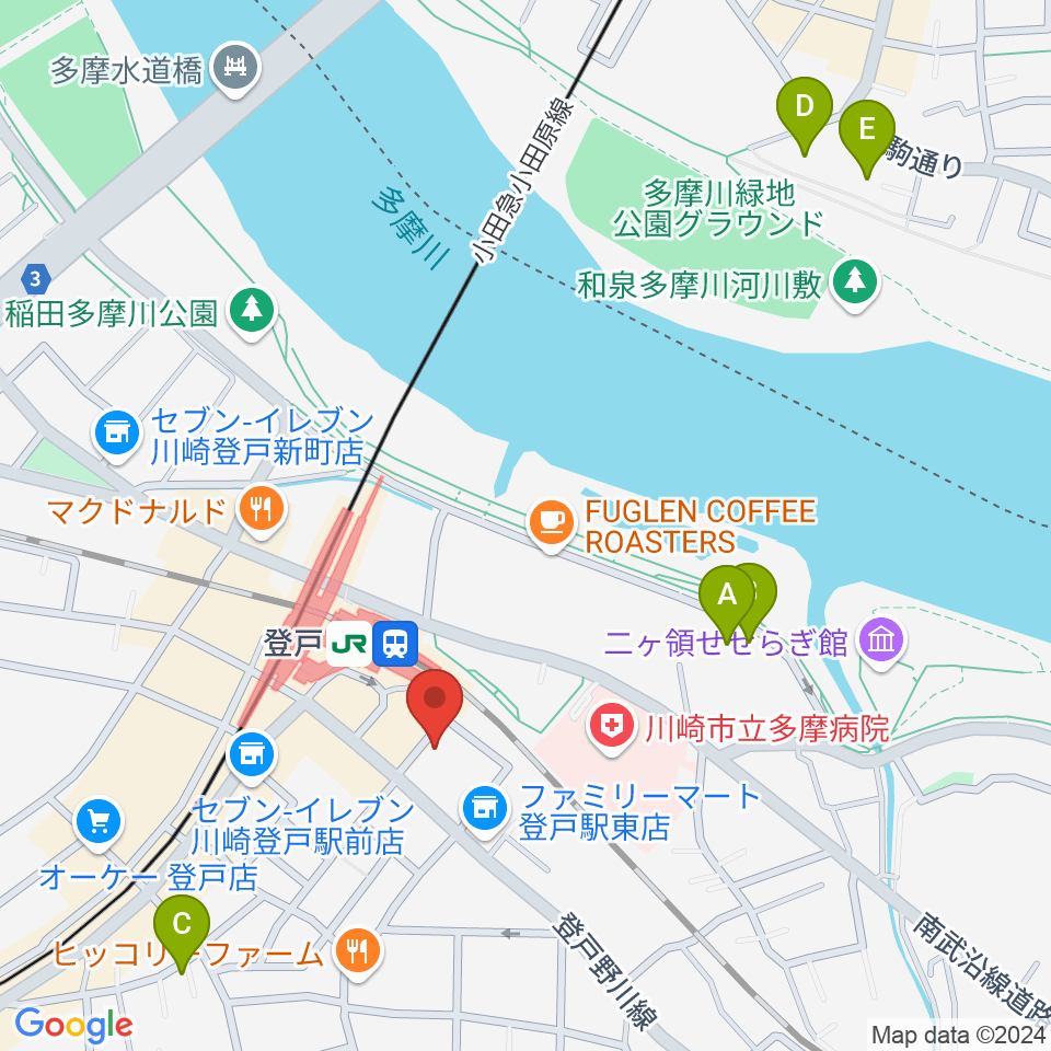 オンゴ周辺のホテル一覧地図