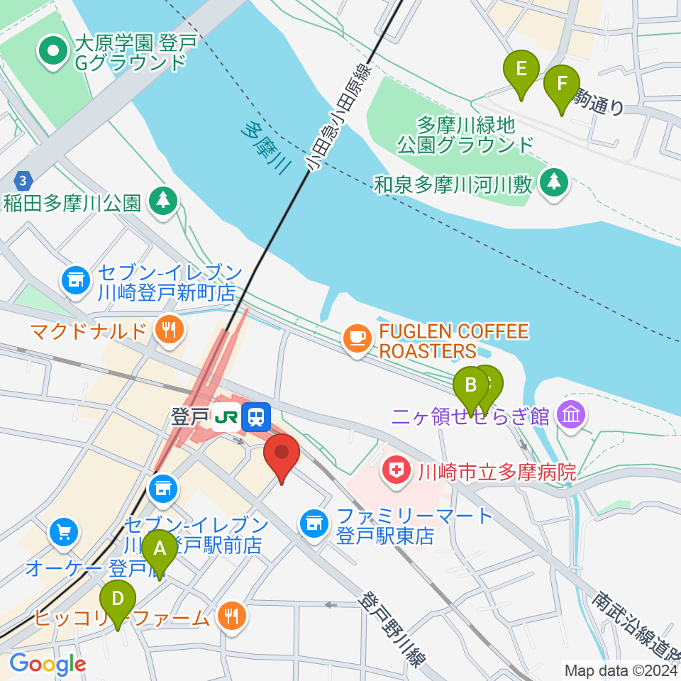 オンゴ周辺のホテル一覧地図