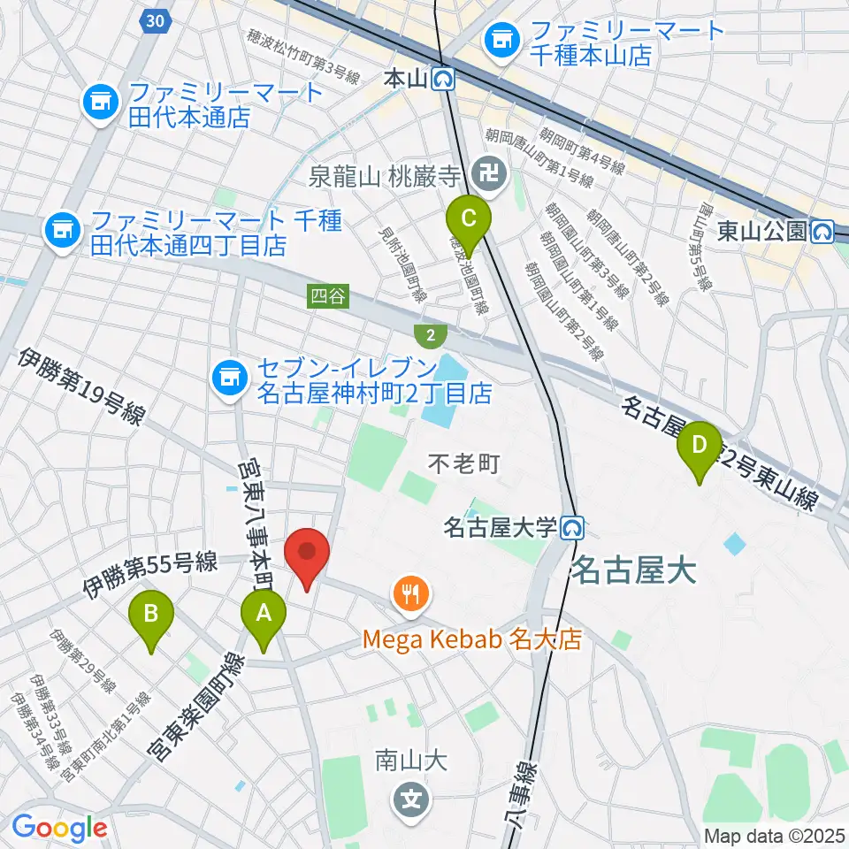 ムジーク・ゾリステン周辺のホテル一覧地図
