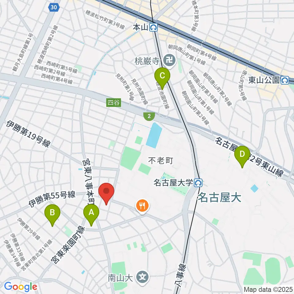 ムジーク・ゾリステン周辺のホテル一覧地図