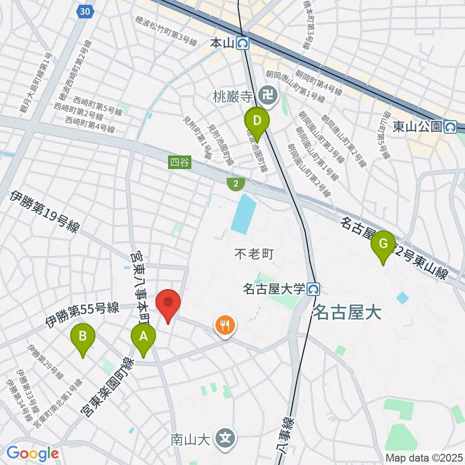 ムジーク・ゾリステン周辺のホテル一覧地図