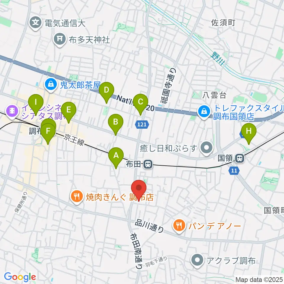 office DERZO周辺のホテル一覧地図