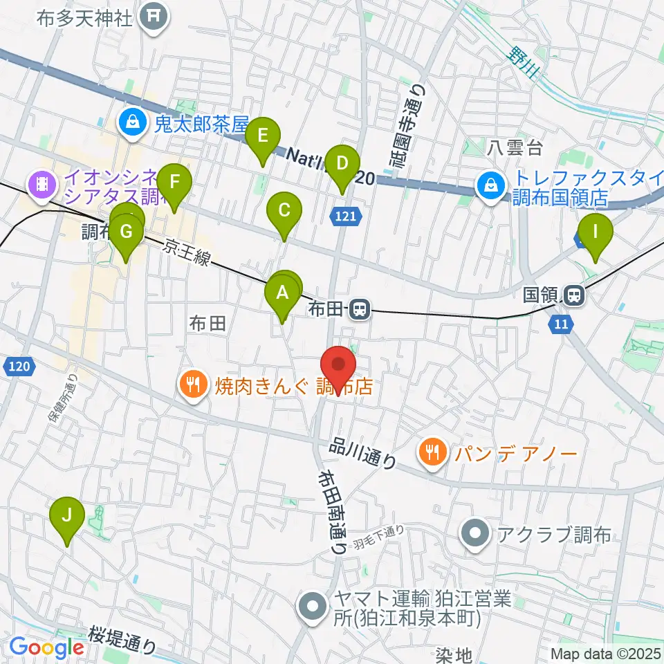 office DERZO周辺のホテル一覧地図