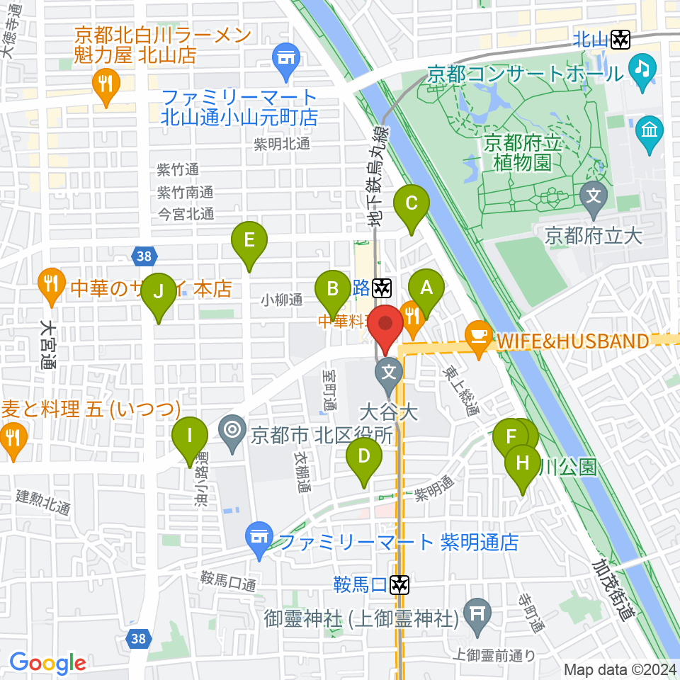 Radio Mix Kyoto周辺のホテル一覧地図