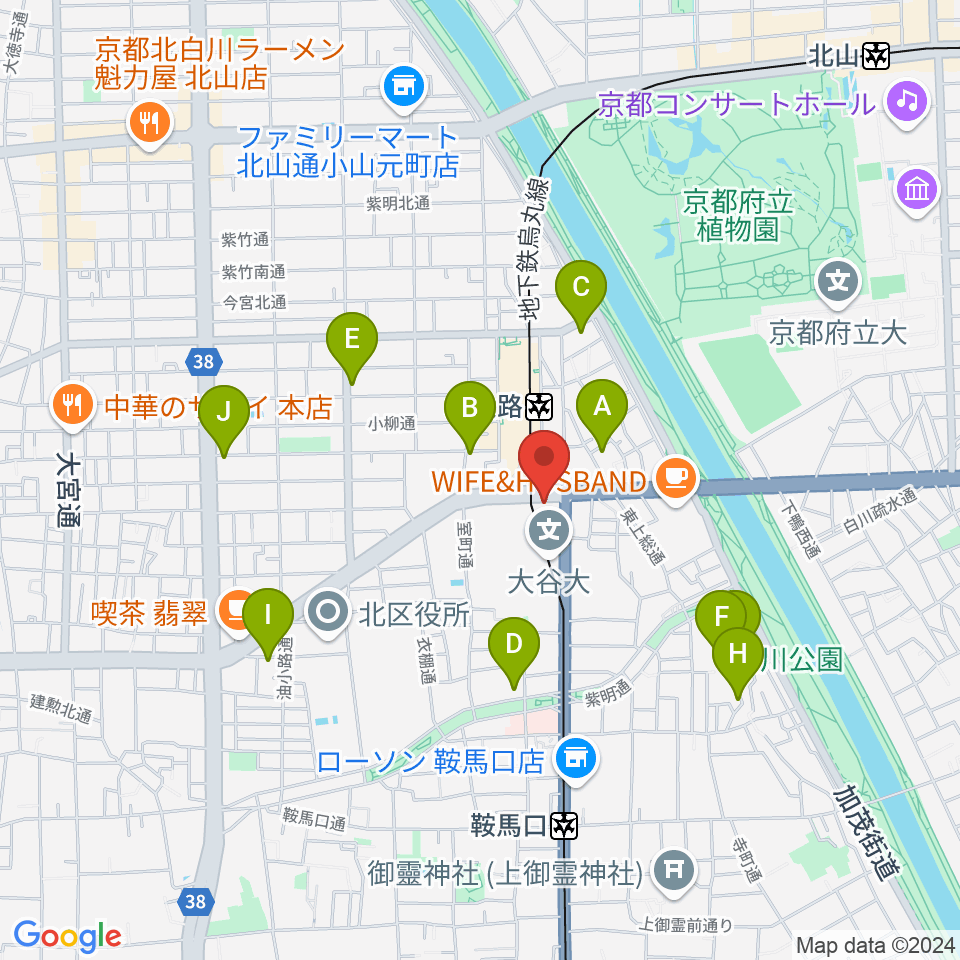 Radio Mix Kyoto周辺のホテル一覧地図