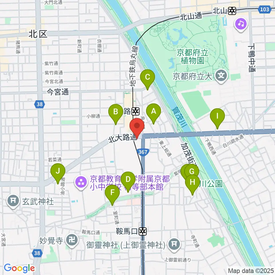 Radio Mix Kyoto周辺のホテル一覧地図