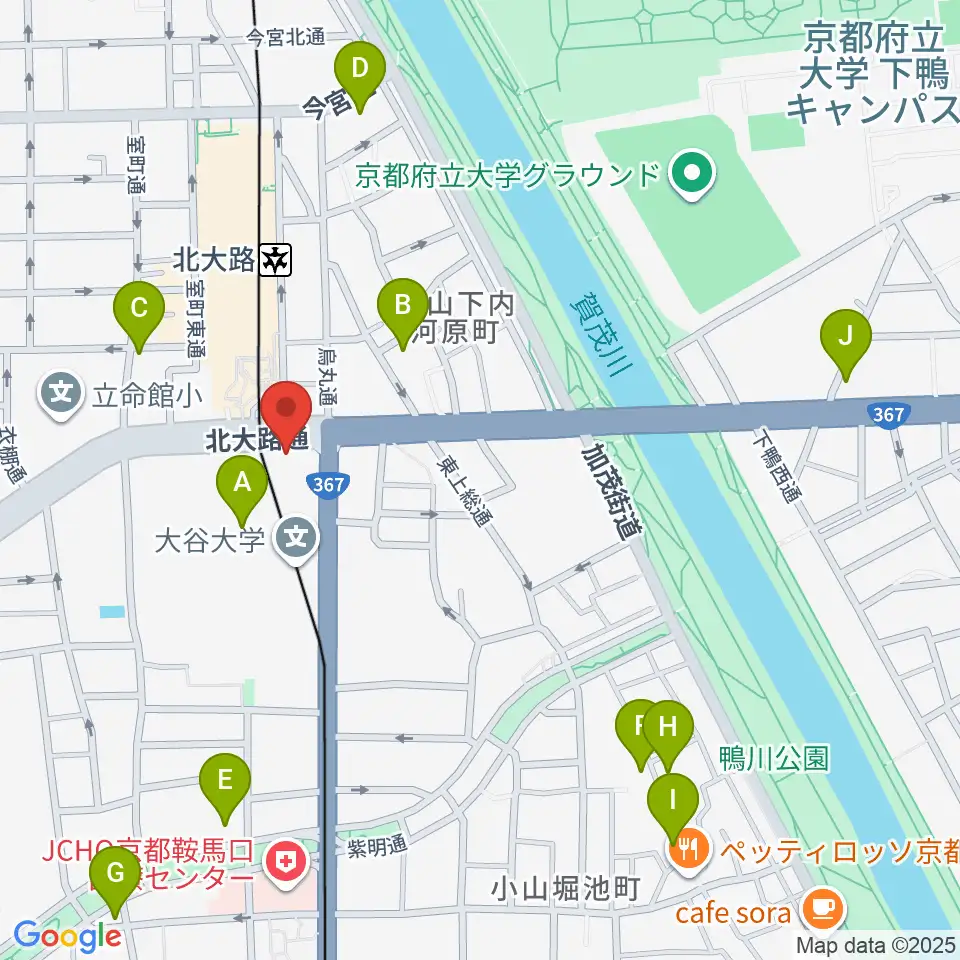 Radio Mix Kyoto周辺のホテル一覧地図