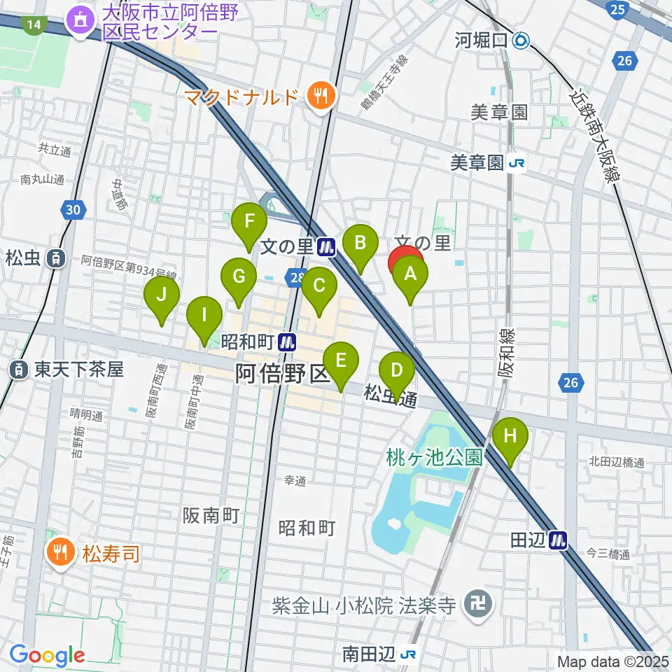 IS STUDIO周辺のホテル一覧地図