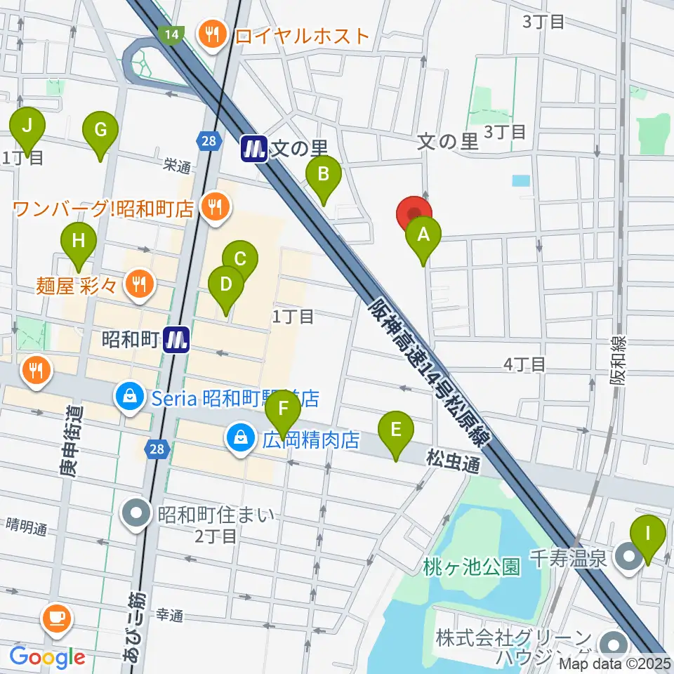 IS STUDIO周辺のホテル一覧地図