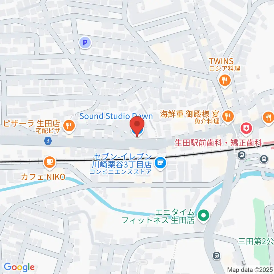 サウンドスタジオ ドーン周辺のホテル一覧地図