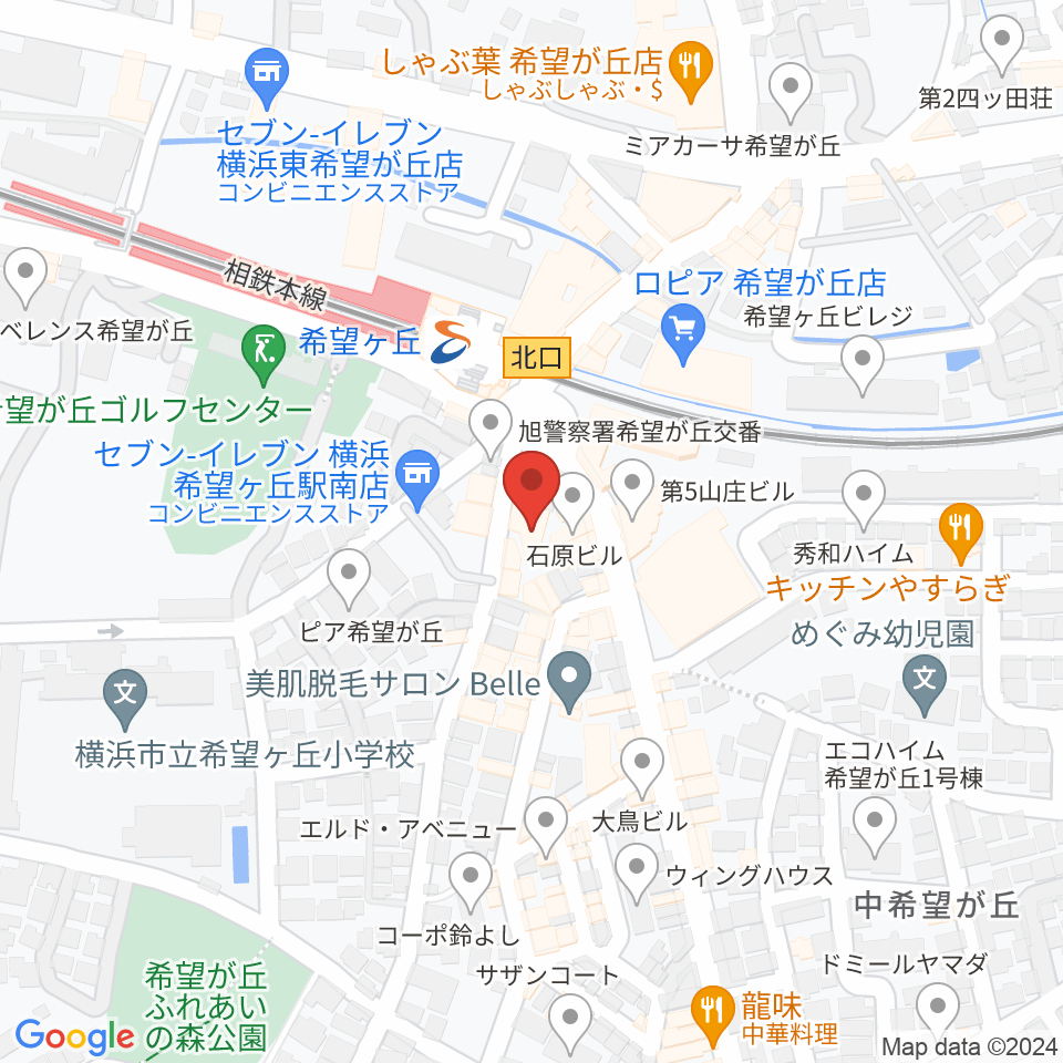 希望ヶ丘カスク周辺のホテル一覧地図