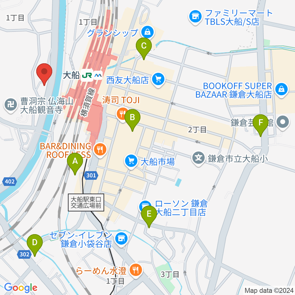 tuttofare〈ﾄｩｯﾄﾌｧｰﾚ〉周辺のホテル一覧地図