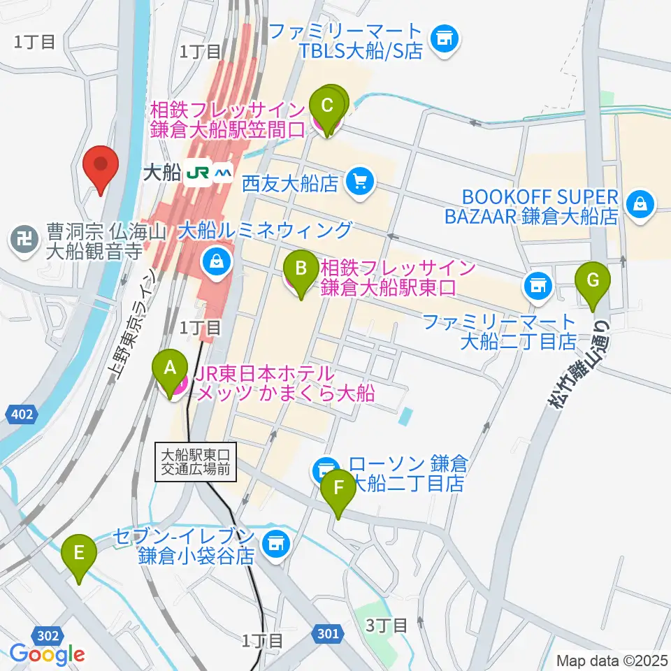 tuttofare〈トゥットファーレ〉周辺のホテル一覧地図
