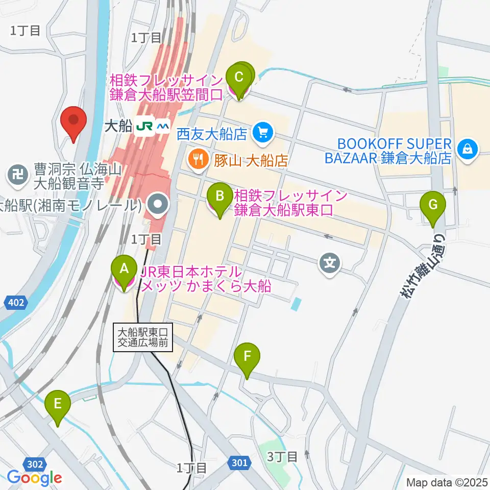 tuttofare〈トゥットファーレ〉周辺のホテル一覧地図