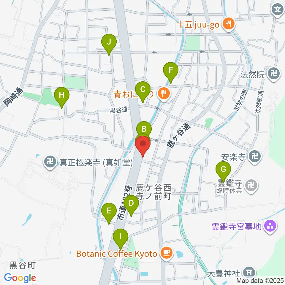 外 soto周辺のホテル一覧地図