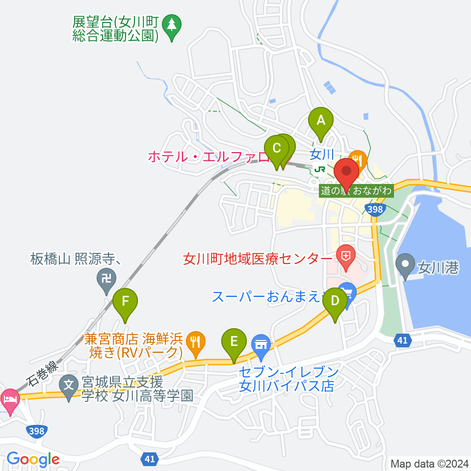 GLIDE周辺のホテル一覧地図