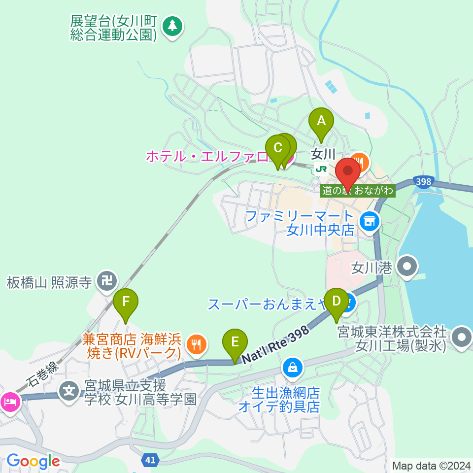 GLIDE周辺のホテル一覧地図