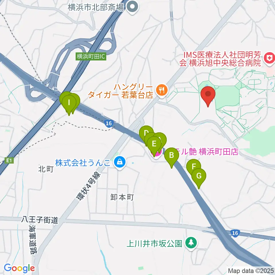 打鼓音 和太鼓教室周辺のホテル一覧地図