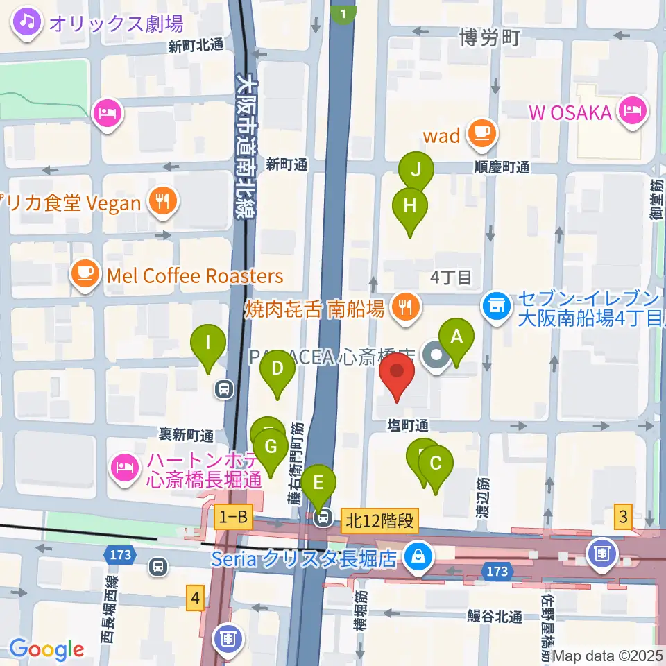 FUN HOUSE周辺のホテル一覧地図