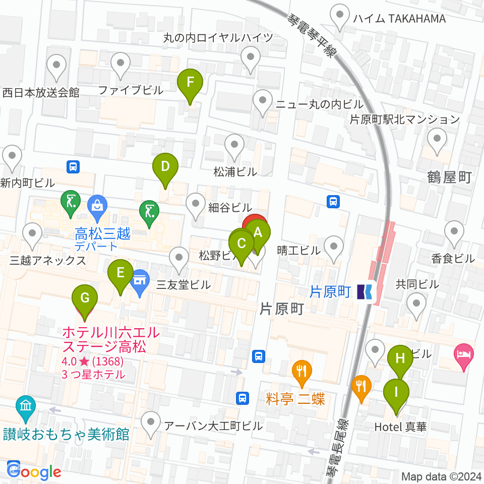 MUSIC FARM周辺のホテル一覧地図