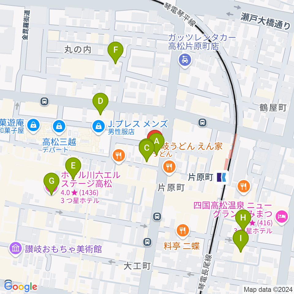 MUSIC FARM周辺のホテル一覧地図