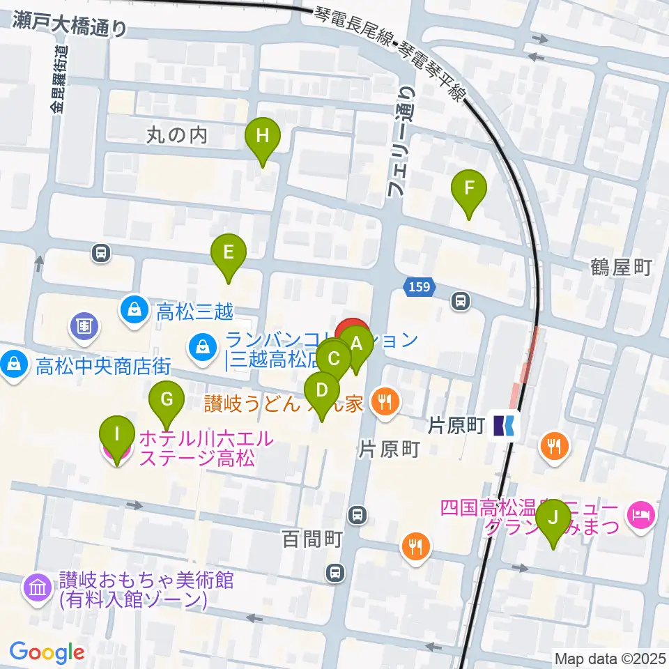 MUSIC FARM周辺のホテル一覧地図