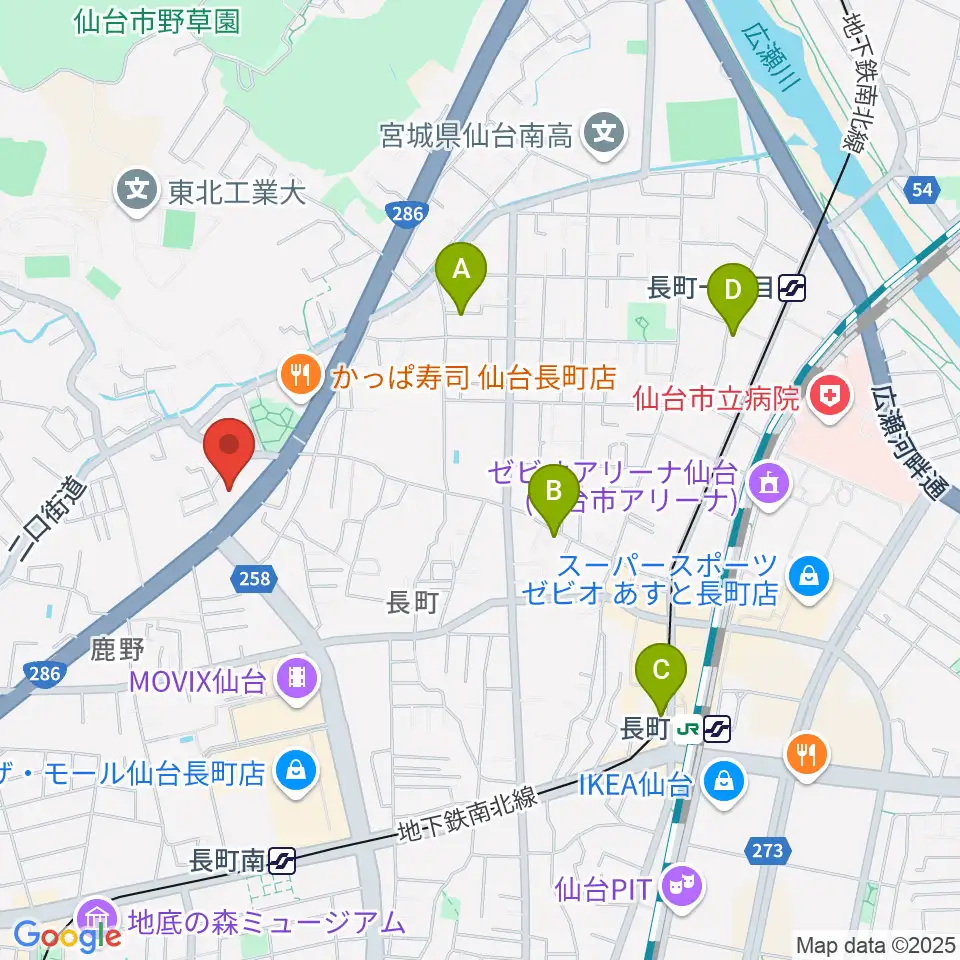 ピアノ教室 ポコアポコ周辺のホテル一覧地図