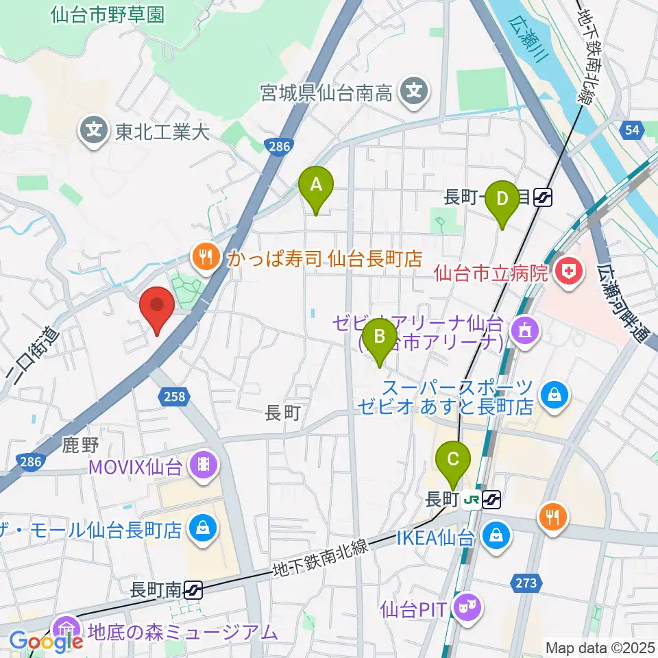 ピアノ教室 ポコアポコ周辺のホテル一覧地図
