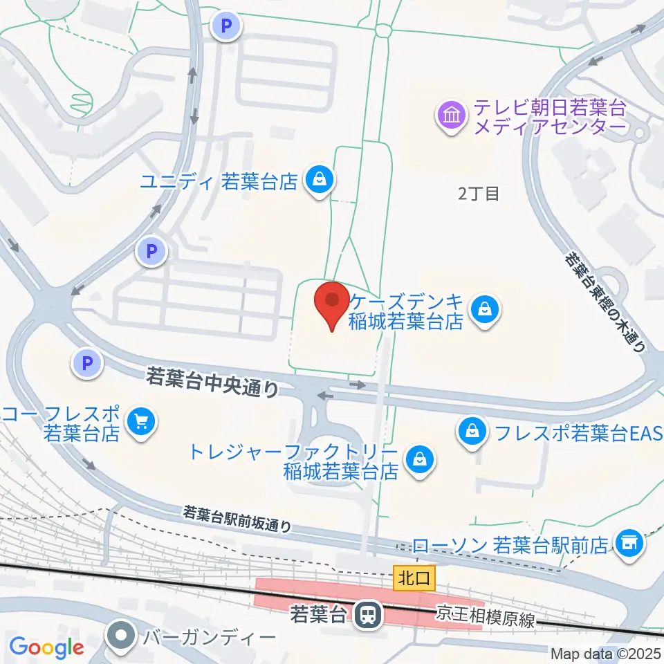 稲城市立iプラザ周辺のホテル一覧地図