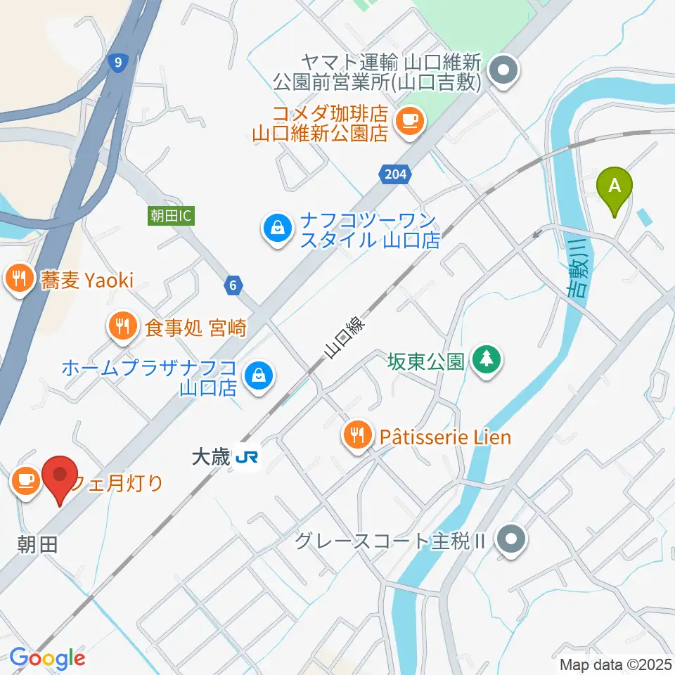 下関十字堂楽器店 ウインドぷらす周辺のホテル一覧地図