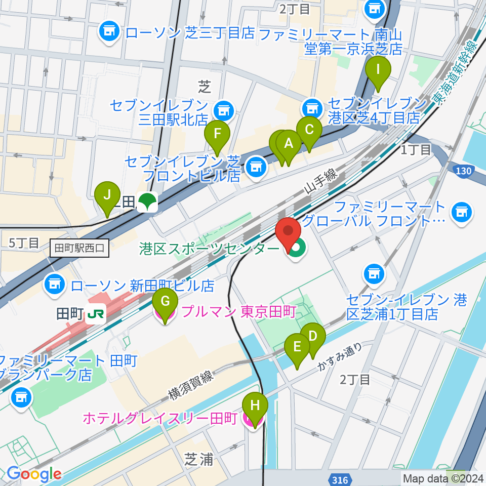 港区立男女平等参画センター リーブラ周辺のホテル一覧地図