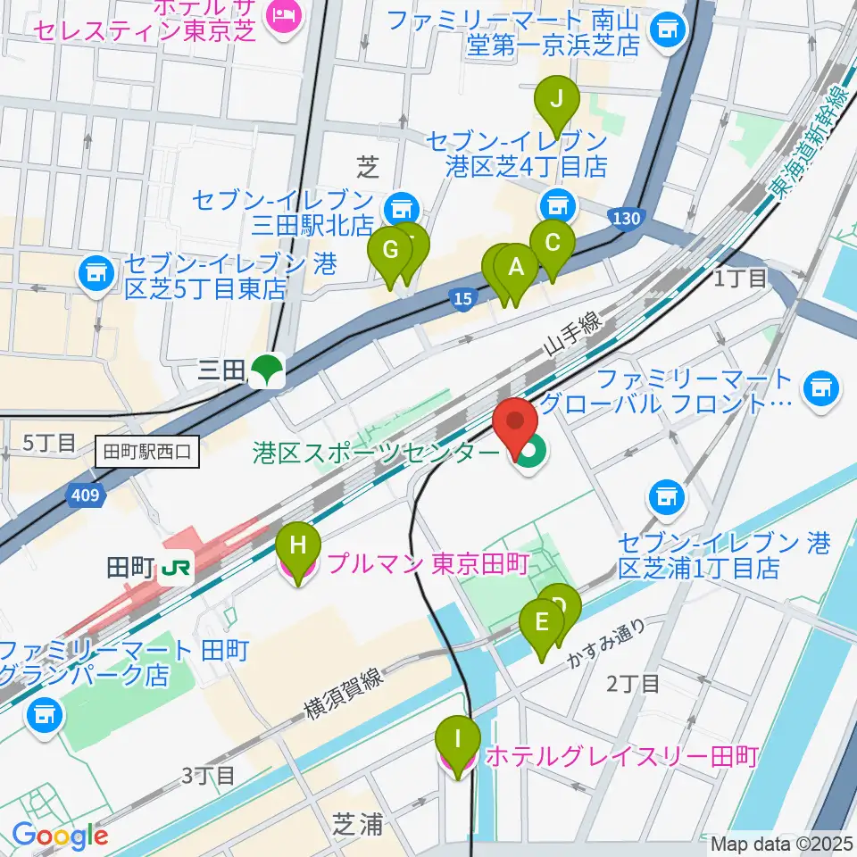 港区立男女平等参画センター リーブラ周辺のホテル一覧地図