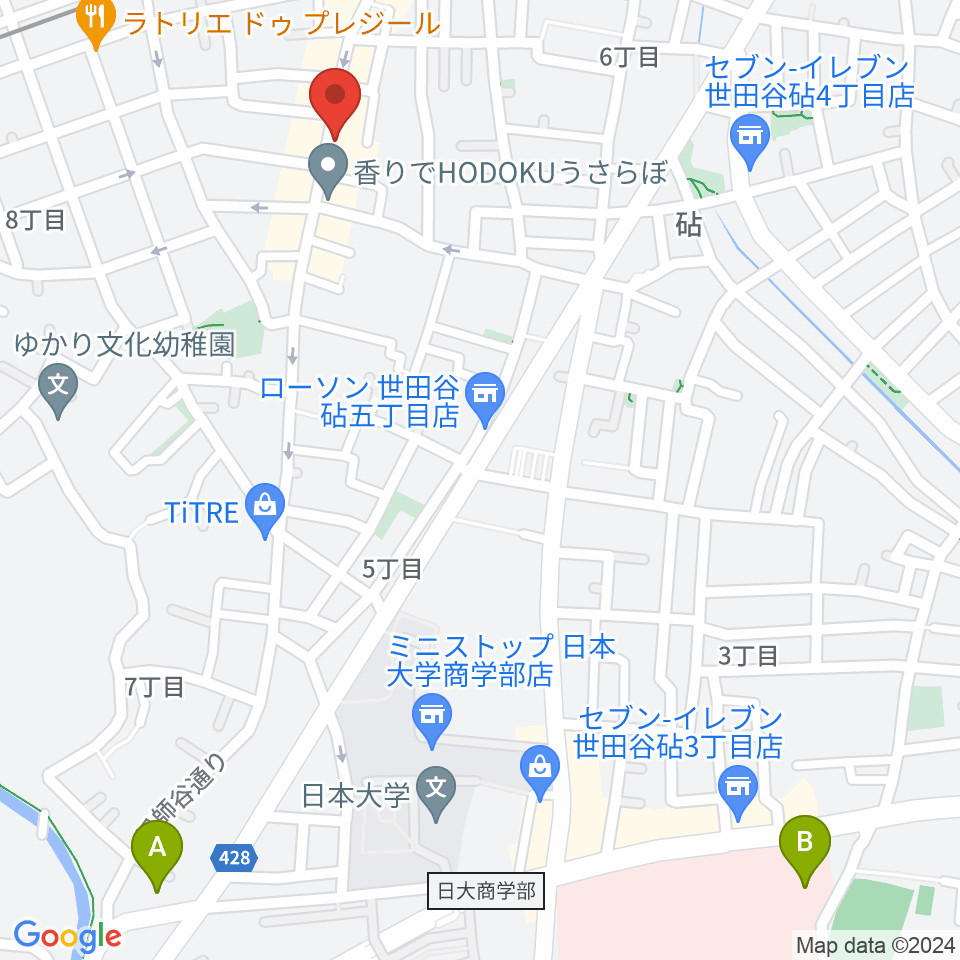 祖師ケ谷大蔵metta周辺のホテル一覧地図