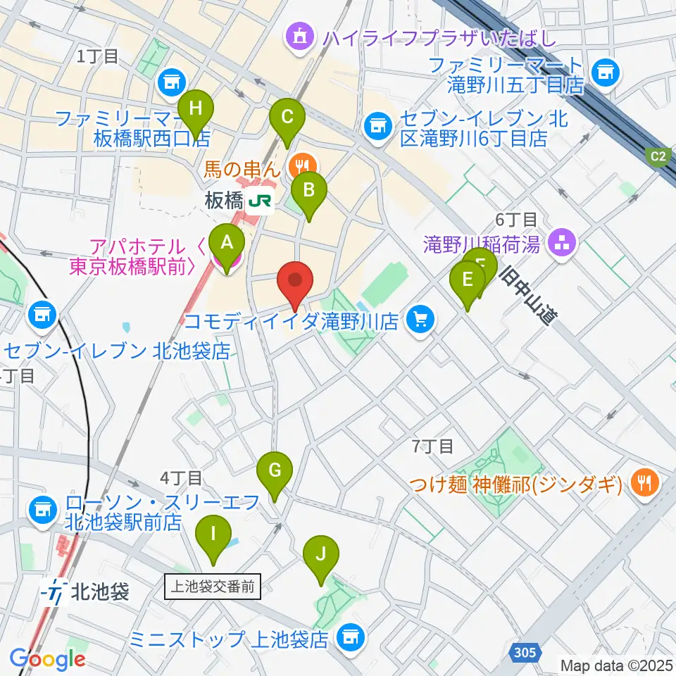 KOYUKI PIANO周辺のホテル一覧地図