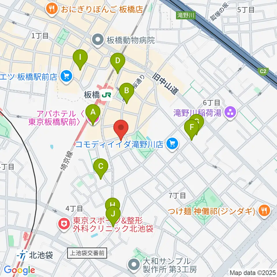 KOYUKI PIANO周辺のホテル一覧地図