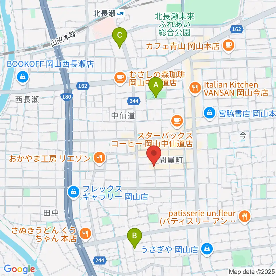 スタジオバース問屋町周辺のホテル一覧地図