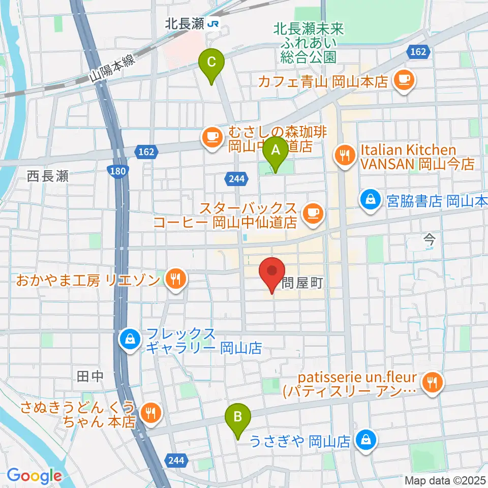 スタジオバース問屋町周辺のホテル一覧地図