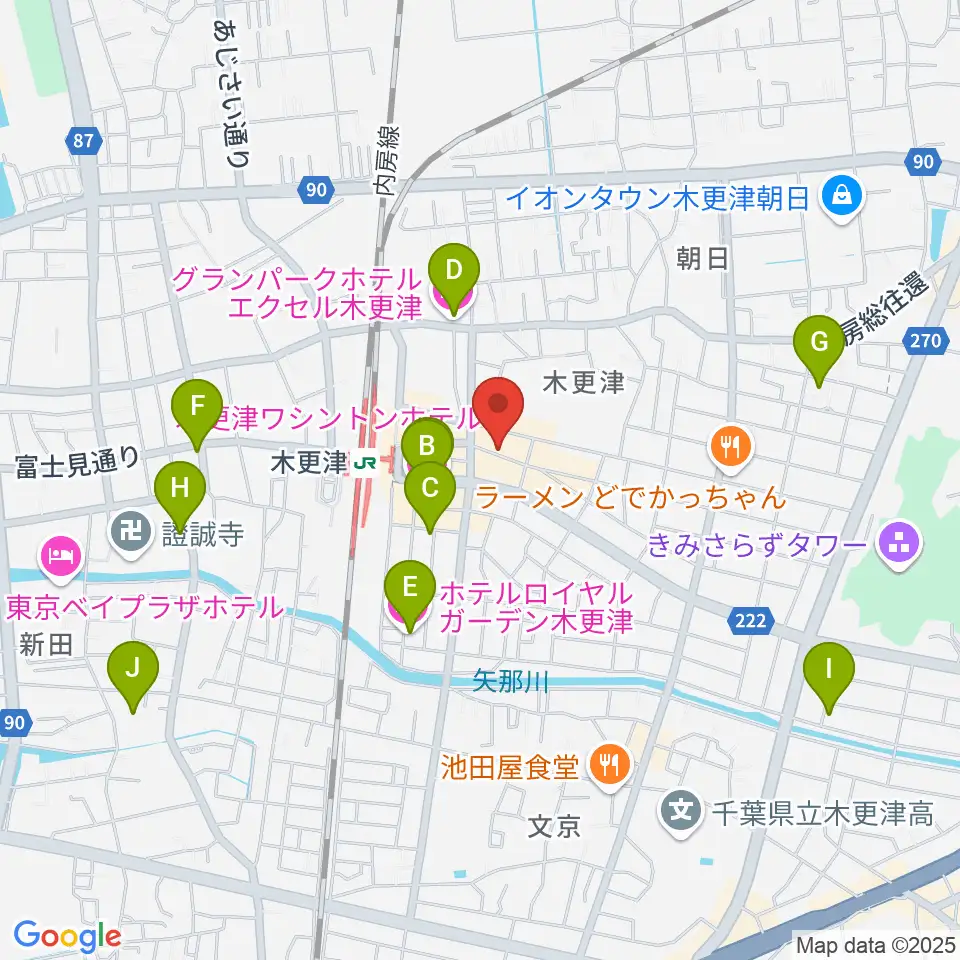 Live Spot Mick周辺のホテル一覧地図