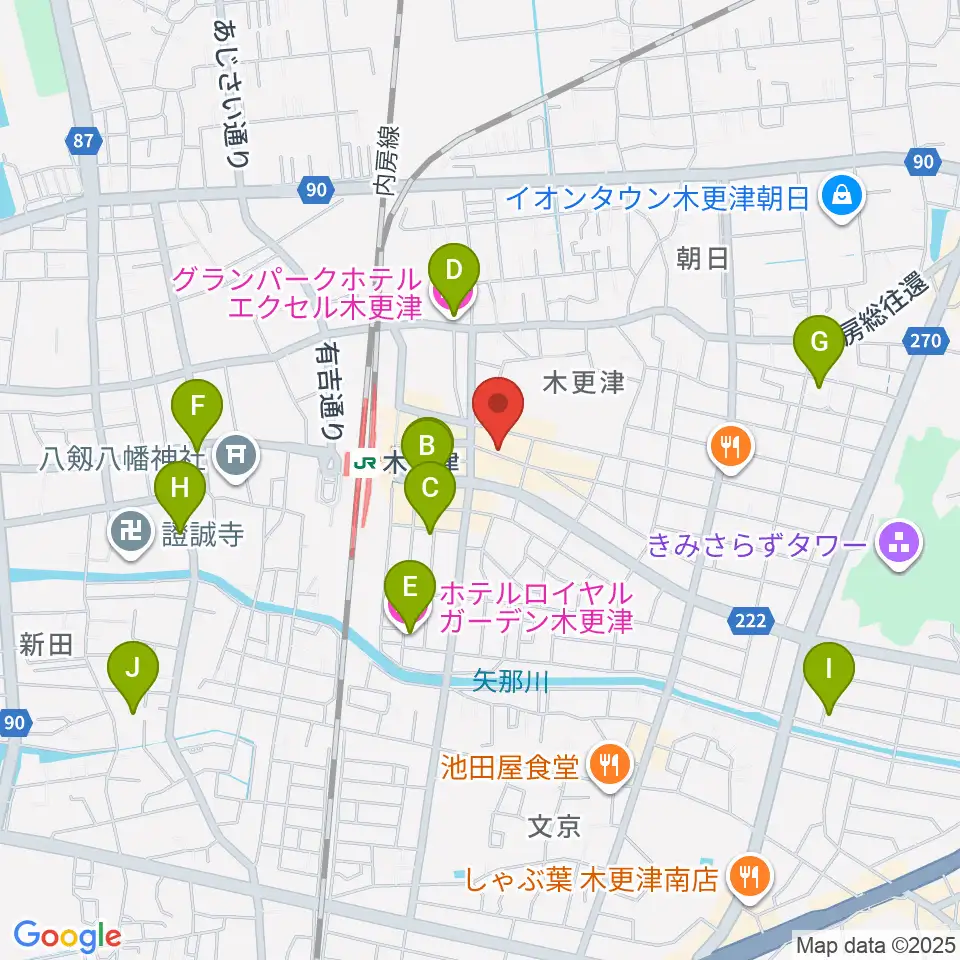 Live Spot Mick周辺のホテル一覧地図