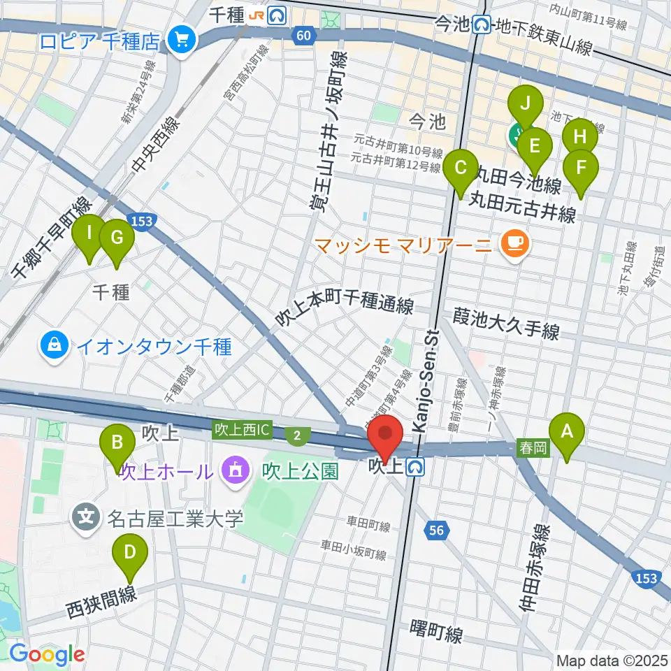 サタケドラムショップ周辺のホテル一覧地図