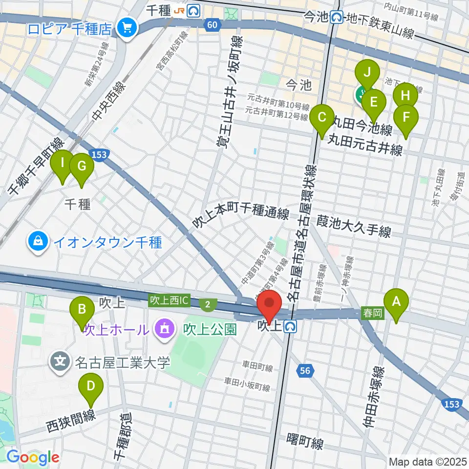 サタケドラムショップ周辺のホテル一覧地図