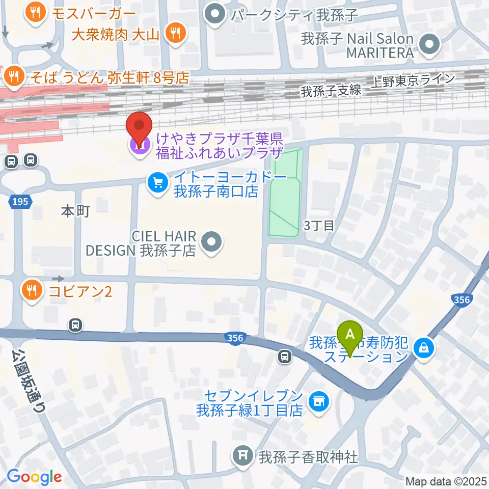 千葉県福祉ふれあいプラザ周辺のホテル一覧地図