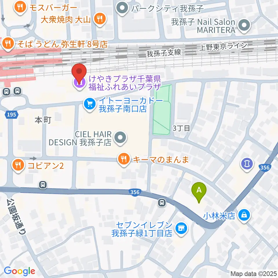 千葉県福祉ふれあいプラザ周辺のホテル一覧地図