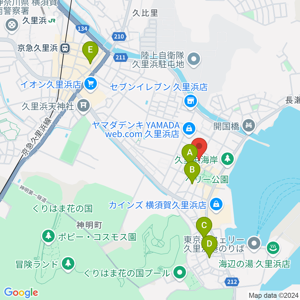 ドルチェ音楽教室周辺のホテル一覧地図