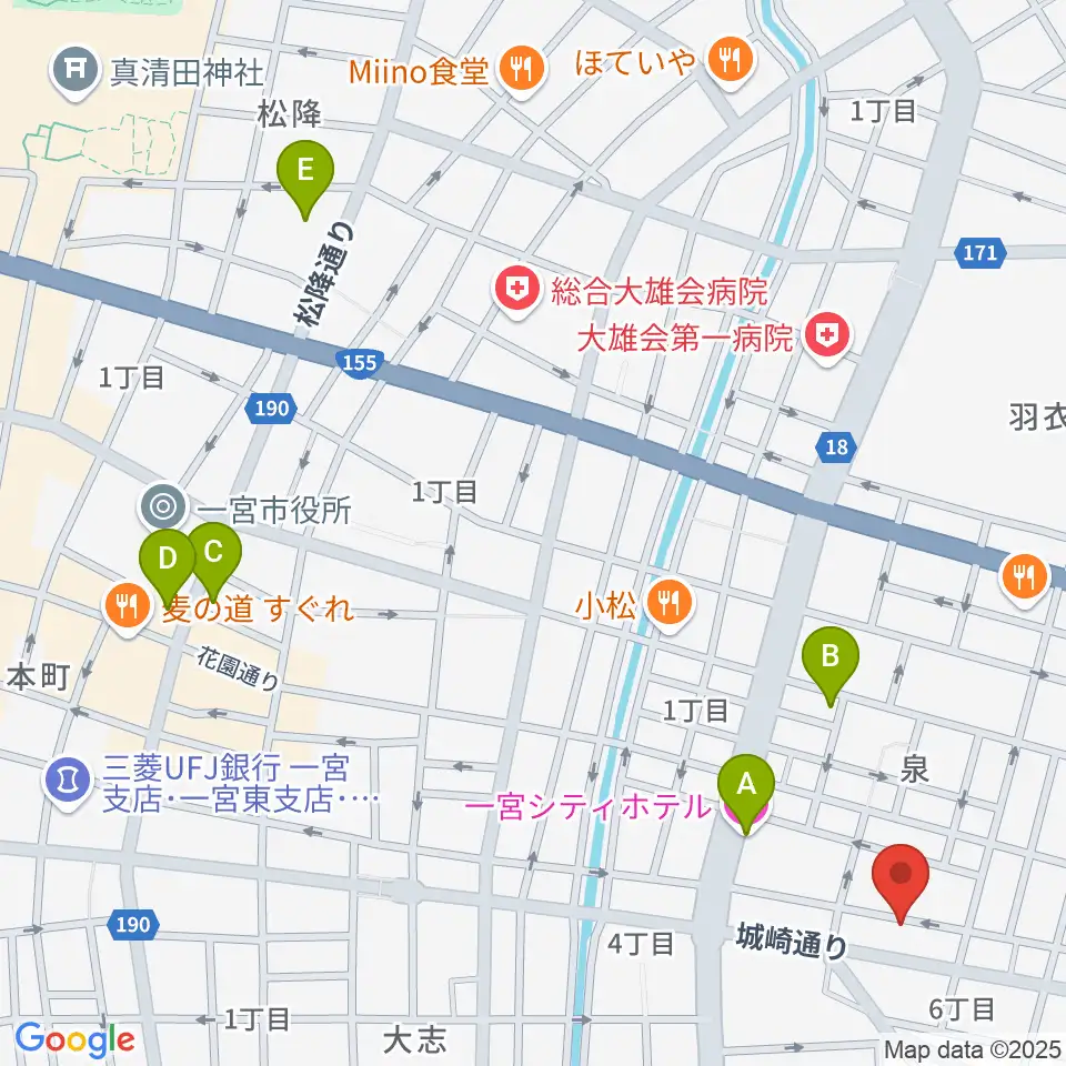 Studio 3km周辺のホテル一覧地図