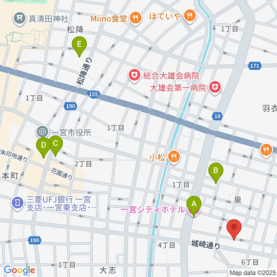 Studio 3km周辺のホテル一覧地図