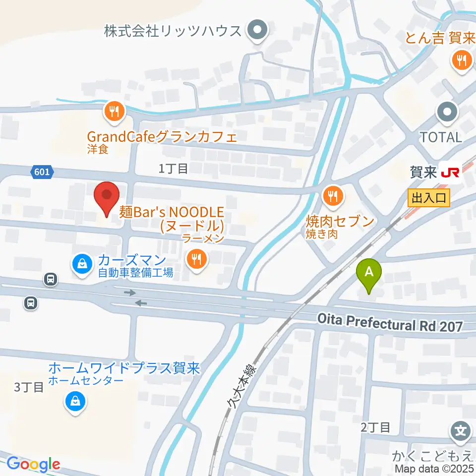 ソニコドラム教室周辺のホテル一覧地図