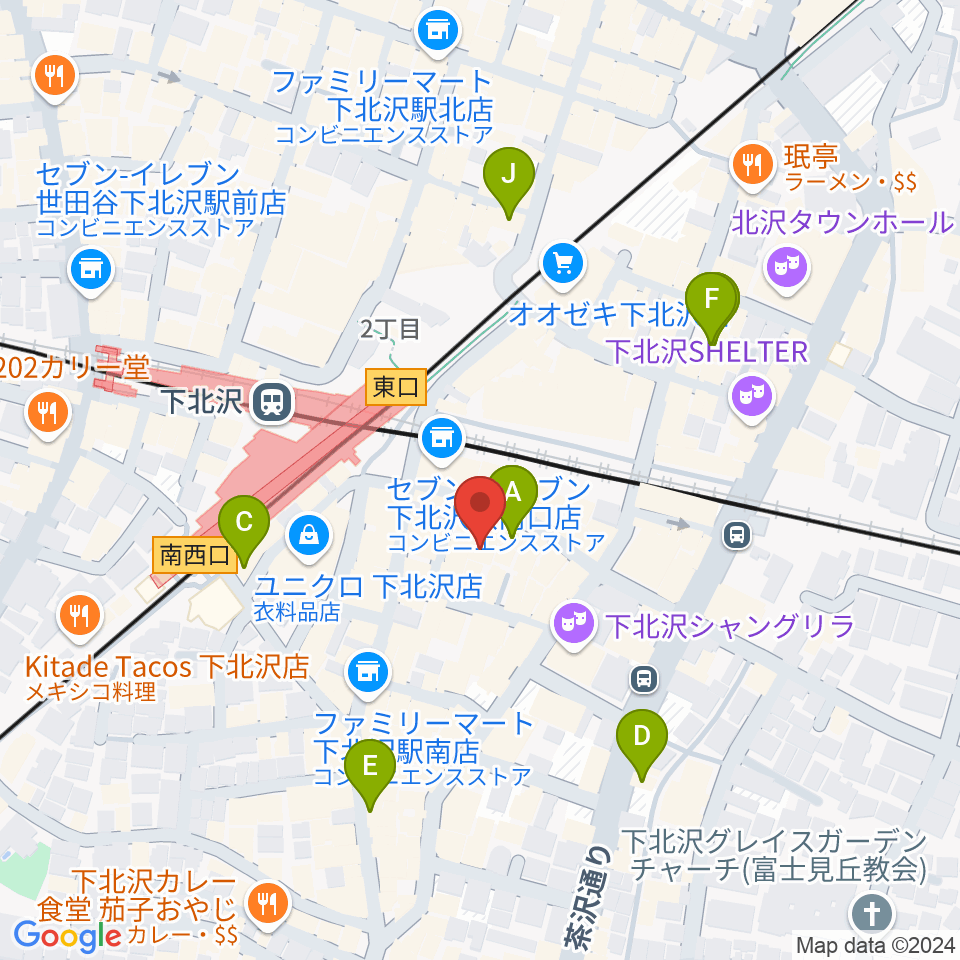 LANDRUTH ランドルース周辺のホテル一覧地図