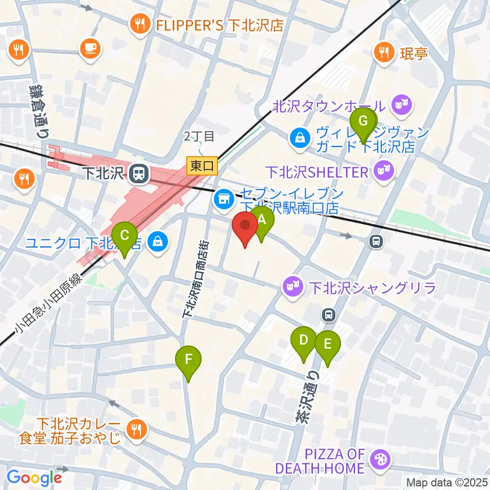 LANDRUTH ランドルース周辺のホテル一覧地図