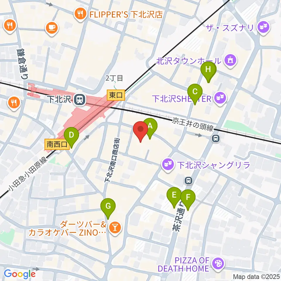 LANDRUTH ランドルース周辺のホテル一覧地図